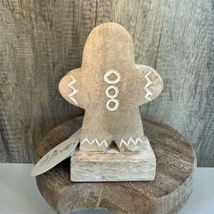 Rustic Gingerbread Wooden Christmas Holiday Decor  FAST SHIP NEW